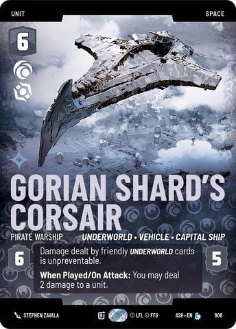Gorian Shard's Corsair - Pirate Warship (808) (Prestige) (808) [Ashes of the Empire] - The Mythic Store | 24h Order Processing