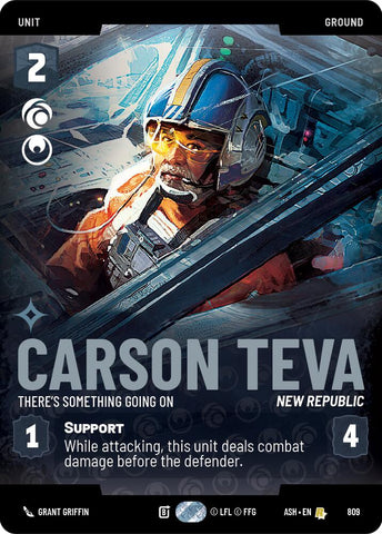 Carson Teva - There's Something Going On (809) (Prestige) (809) [Ashes of the Empire] - The Mythic Store | 24h Order Processing