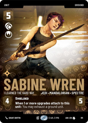 Sabine Wren - I Learned the Hard Way (811) (Prestige) (811) [Ashes of the Empire] - The Mythic Store | 24h Order Processing