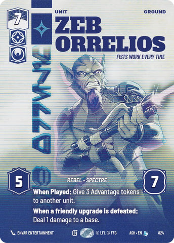 Zeb Orrelios - Fists Work Every Time (824) (Prestige) (824) [Ashes of the Empire] - The Mythic Store | 24h Order Processing