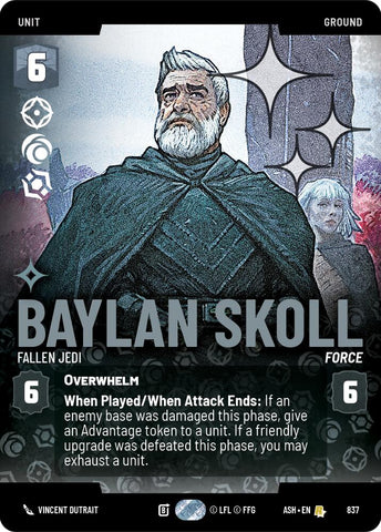 Baylan Skoll - Fallen Jedi (837) (Prestige Foil) (837) [Ashes of the Empire] - The Mythic Store | 24h Order Processing