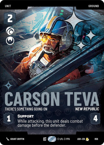 Carson Teva - There's Something Going On (856) (Prestige Foil) (856) [Ashes of the Empire] - The Mythic Store | 24h Order Processing