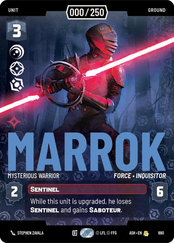 Marrok - Mysterious Warrior (880) (Serialized) (880) [Ashes of the Empire] - The Mythic Store | 24h Order Processing