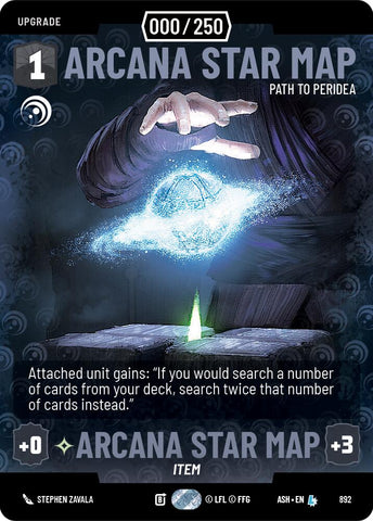 Arcana Star Map - Path to Peridea (892) (Serialized) (892) [Ashes of the Empire] - The Mythic Store | 24h Order Processing
