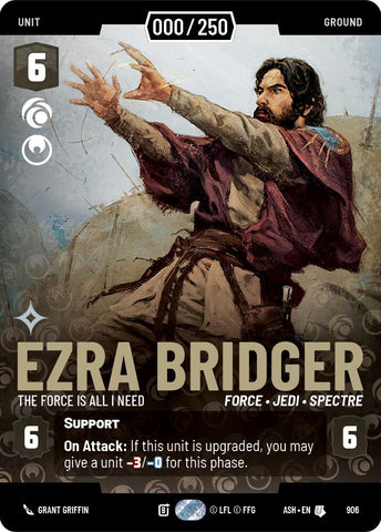 Ezra Bridger - The Force is All I Need (906) (Serialized) (906) [Ashes of the Empire] - The Mythic Store | 24h Order Processing