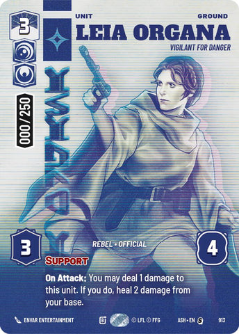 Leia Organa - Vigilant for Danger (913) (Serialized) (913) [Ashes of the Empire] - The Mythic Store | 24h Order Processing