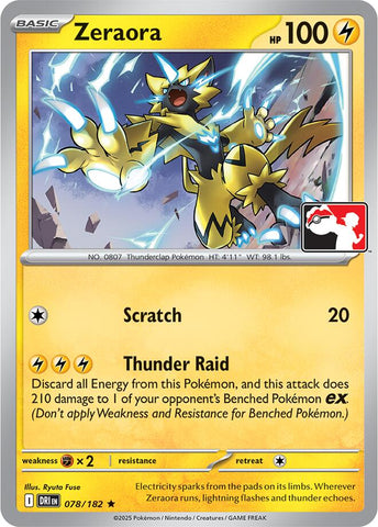 Zeraora (078/182) [Prize Pack Series Nine] - The Mythic Store | 24h Order Processing