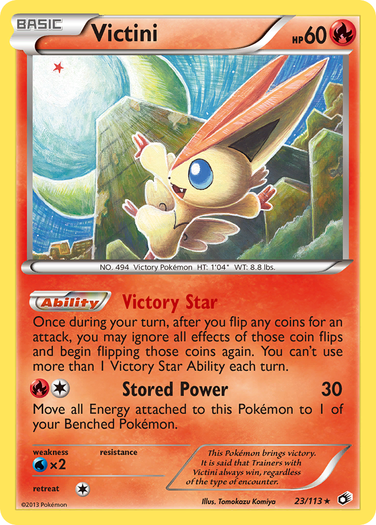 Victini (23/113) (Theme Deck Exclusive) [Black & White: Legendary Treasures] - The Mythic Store | 24h Order Processing