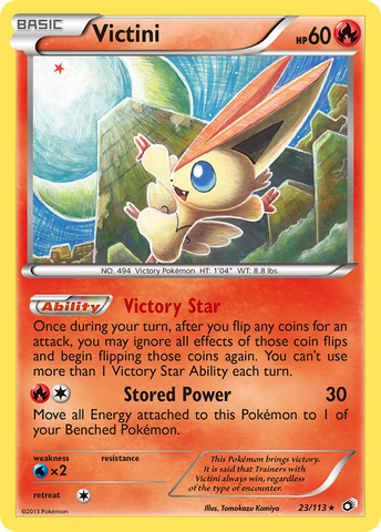 Victini (23/113) (Theme Deck Exclusive) [Black & White: Legendary Treasures] - The Mythic Store | 24h Order Processing