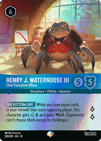 Henry J. Waternoose III - Chief Executive Officer (Epic) (220/204) [Attack of the Vine!] - The Mythic Store | 24h Order Processing
