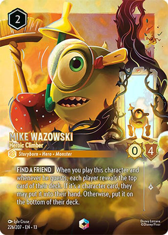 Mike Wazowski - Heroic Climber (Enchanted) (226/204) [Attack of the Vine!] - The Mythic Store | 24h Order Processing