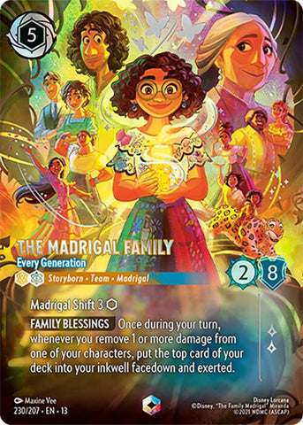 The Madrigal Family - Every Generation (Enchanted) (230/204) [Attack of the Vine!] - The Mythic Store | 24h Order Processing