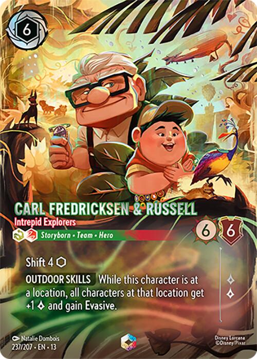 Carl Fredricksen & Russell - Intrepid Explorers (Enchanted) (237/204) [Attack of the Vine!] - The Mythic Store | 24h Order Processing