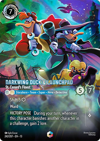 Darkwing Duck & Launchpad - St. Canard's Finest (Enchanted) (242/204) [Attack of the Vine!] - The Mythic Store | 24h Order Processing