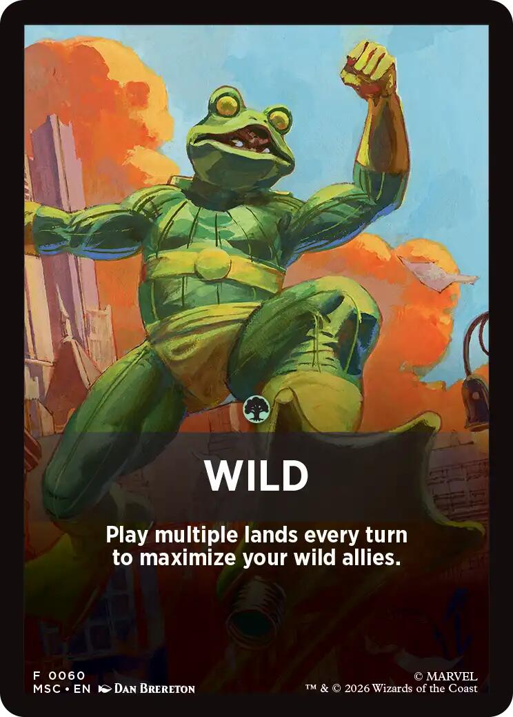Wild Theme Card [Marvel Super Heroes Commander] - The Mythic Store | 24h Order Processing