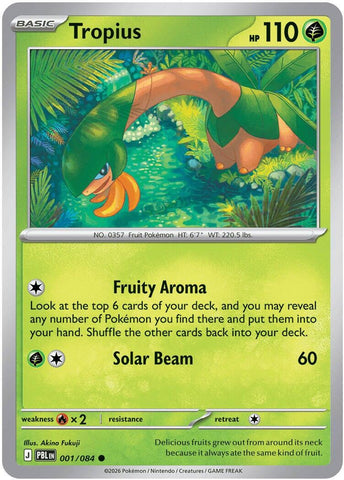 Tropius (001/084) [Mega Evolution: Pitch Black] - The Mythic Store | 24h Order Processing