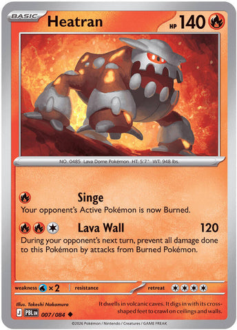 Heatran (007/084) [Mega Evolution: Pitch Black] - The Mythic Store | 24h Order Processing