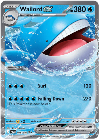 Wailord ex (016/084) [Mega Evolution: Pitch Black] - The Mythic Store | 24h Order Processing