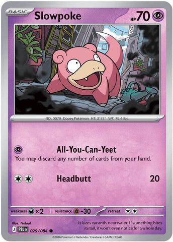 Slowpoke (029/084) [Mega Evolution: Pitch Black] - The Mythic Store | 24h Order Processing