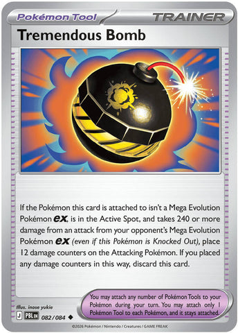 Tremendous Bomb (082/084) [Mega Evolution: Pitch Black] - The Mythic Store | 24h Order Processing