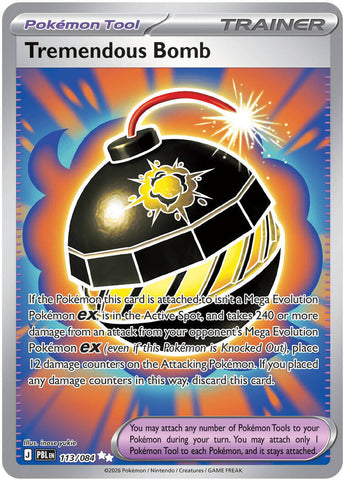 Tremendous Bomb (113/084) [Mega Evolution: Pitch Black] - The Mythic Store | 24h Order Processing