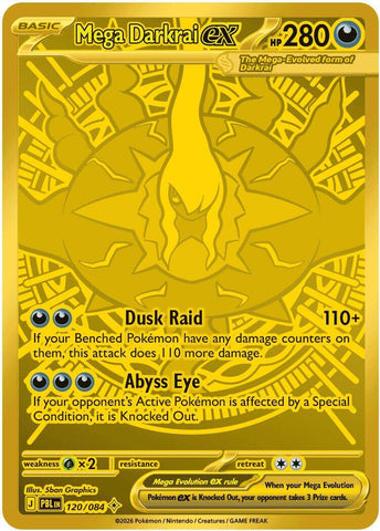 Mega Darkrai ex (120/084) [Mega Evolution: Pitch Black] - The Mythic Store | 24h Order Processing