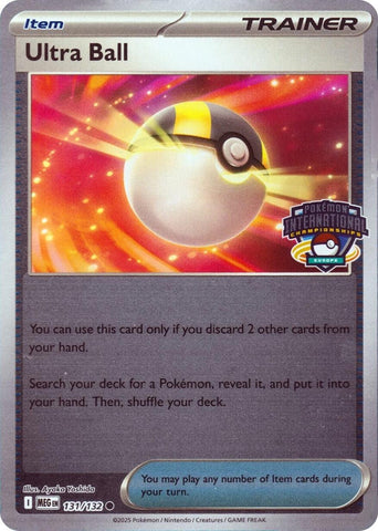 Ultra Ball (131/132) (European International Championship) [League & Championship Cards] - The Mythic Store | 24h Order Processing