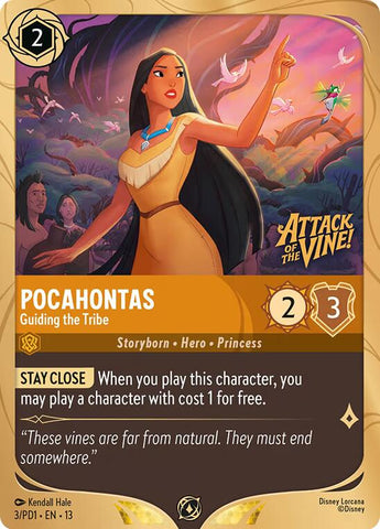 Pocahontas - Guiding the Tribe (3) [Promo Cards] - The Mythic Store | 24h Order Processing