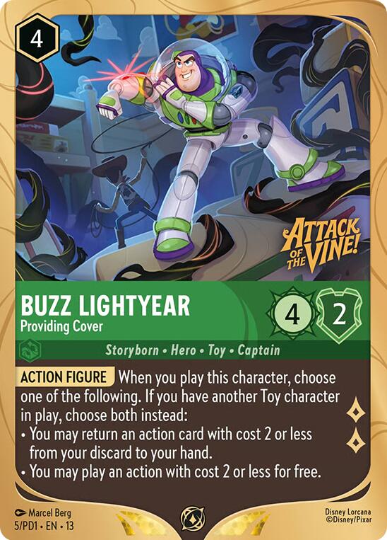 Buzz Lightyear - Providing Cover (5) [Promo Cards] - The Mythic Store | 24h Order Processing