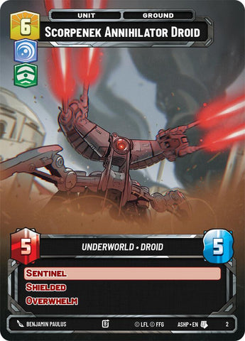 Scorpenek Annihilator Droid (2) (2) [Ashes of the Empire Weekly Play Promos] - The Mythic Store | 24h Order Processing