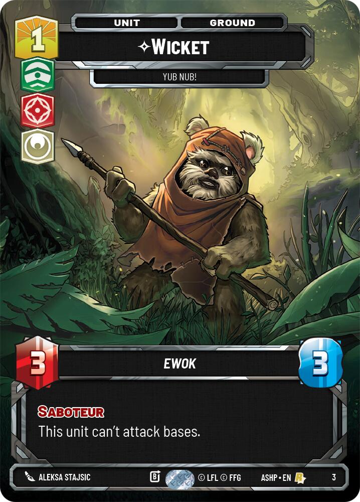 Wicket - Yub Nub! (3) (3) [Ashes of the Empire Weekly Play Promos] - The Mythic Store | 24h Order Processing