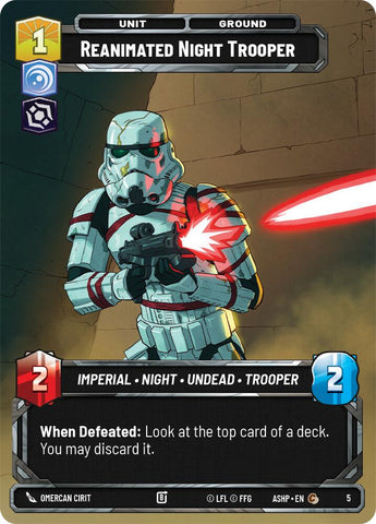 Reanimated Night Trooper (5) (5) [Ashes of the Empire Weekly Play Promos] - The Mythic Store | 24h Order Processing