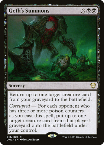Geth's Summons [Phyrexia: All Will Be One Commander] - The Mythic Store | 24h Order Processing