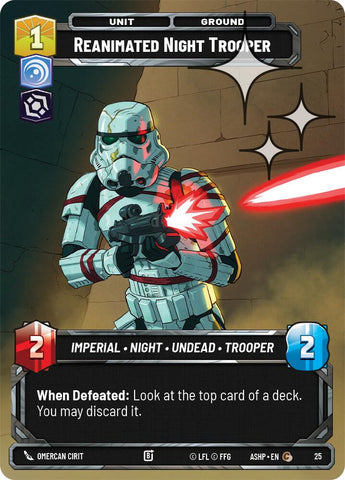 Reanimated Night Trooper (25) (Foil) (25) [Ashes of the Empire Weekly Play Promos] - The Mythic Store | 24h Order Processing