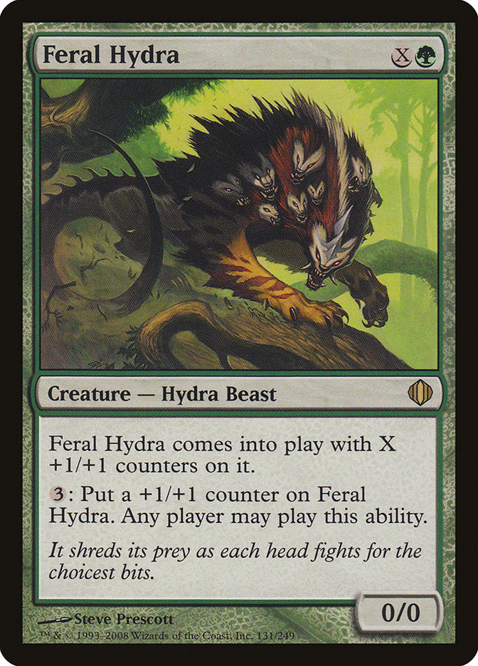 Feral Hydra (Oversized) [Oversize Cards] - The Mythic Store | 24h Order Processing