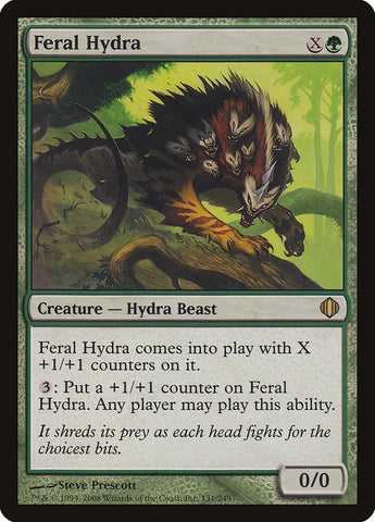 Feral Hydra (Oversized) [Oversize Cards] - The Mythic Store | 24h Order Processing