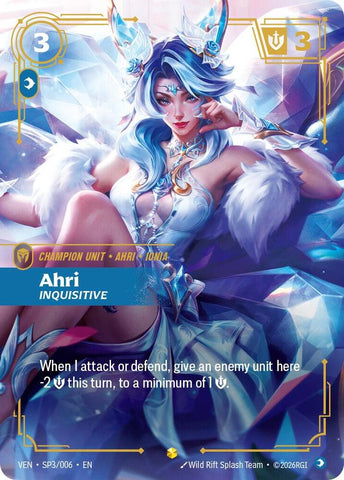 Ahri, Inquisitive (SP3/006) [Vendetta] - The Mythic Store | 24h Order Processing