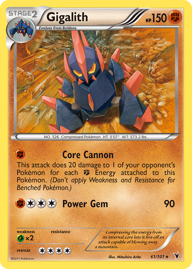 Gigalith (61/101) [Black & White: Noble Victories] - The Mythic Store | 24h Order Processing