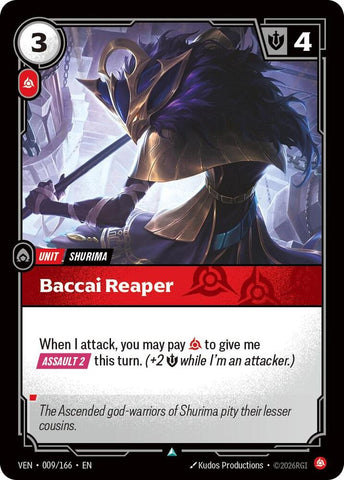 Baccai Reaper (009/166) [Vendetta] - The Mythic Store | 24h Order Processing