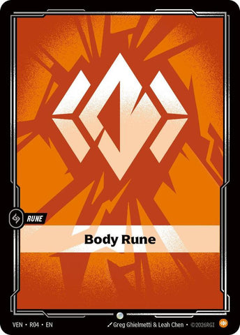 Body Rune (R04) [Vendetta] - The Mythic Store | 24h Order Processing