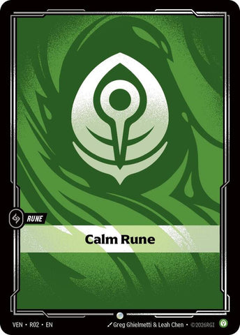 Calm Rune (R02) [Vendetta] - The Mythic Store | 24h Order Processing