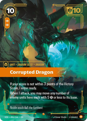 Corrupted Dragon (091/166) [Vendetta] - The Mythic Store | 24h Order Processing