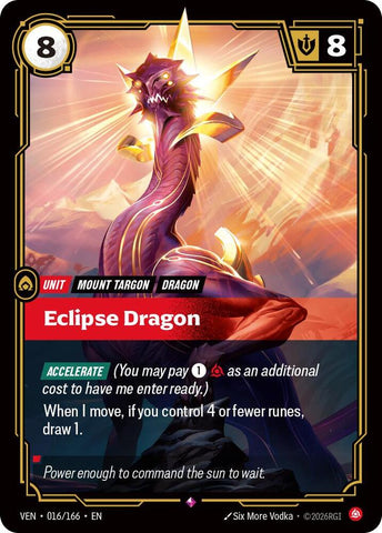 Eclipse Dragon (016/166) [Vendetta] - The Mythic Store | 24h Order Processing