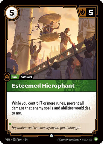 Esteemed Hierophant (025/166) [Vendetta] - The Mythic Store | 24h Order Processing