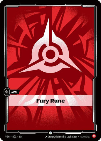 Fury Rune (R01) [Vendetta] - The Mythic Store | 24h Order Processing