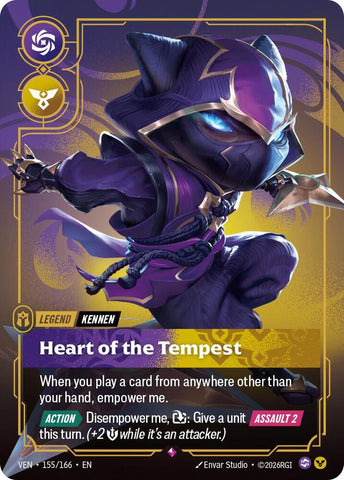 Yordle, Kennen - Heart of the Tempest (155/166) [Vendetta] - The Mythic Store | 24h Order Processing