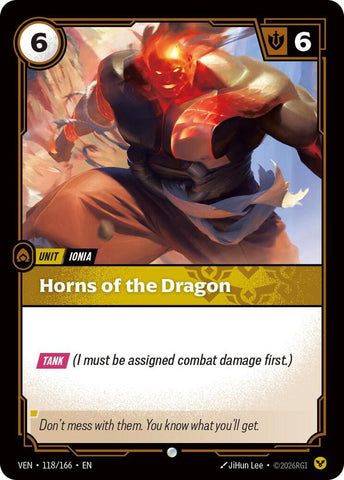 Horns of the Dragon (118/166) [Vendetta] - The Mythic Store | 24h Order Processing