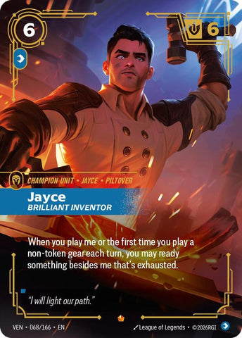 Jayce, Brilliant Inventor (068/166) [Vendetta] - The Mythic Store | 24h Order Processing