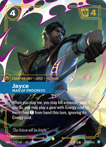 Jayce, Man of Progress (175/166) [Vendetta] - The Mythic Store | 24h Order Processing