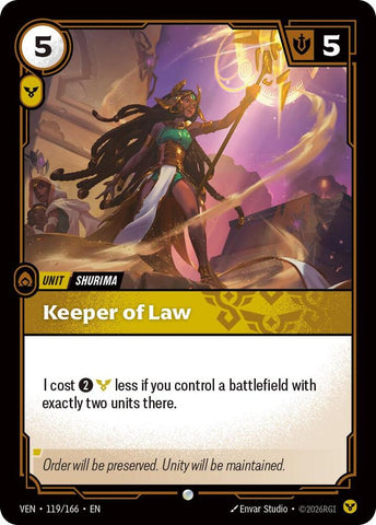 Keeper of Law (119/166) [Vendetta] - The Mythic Store | 24h Order Processing
